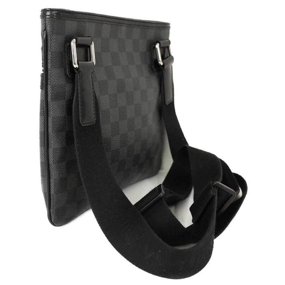 Louis Vuitton Graphite Damier Bag Black Shoulder Thomas